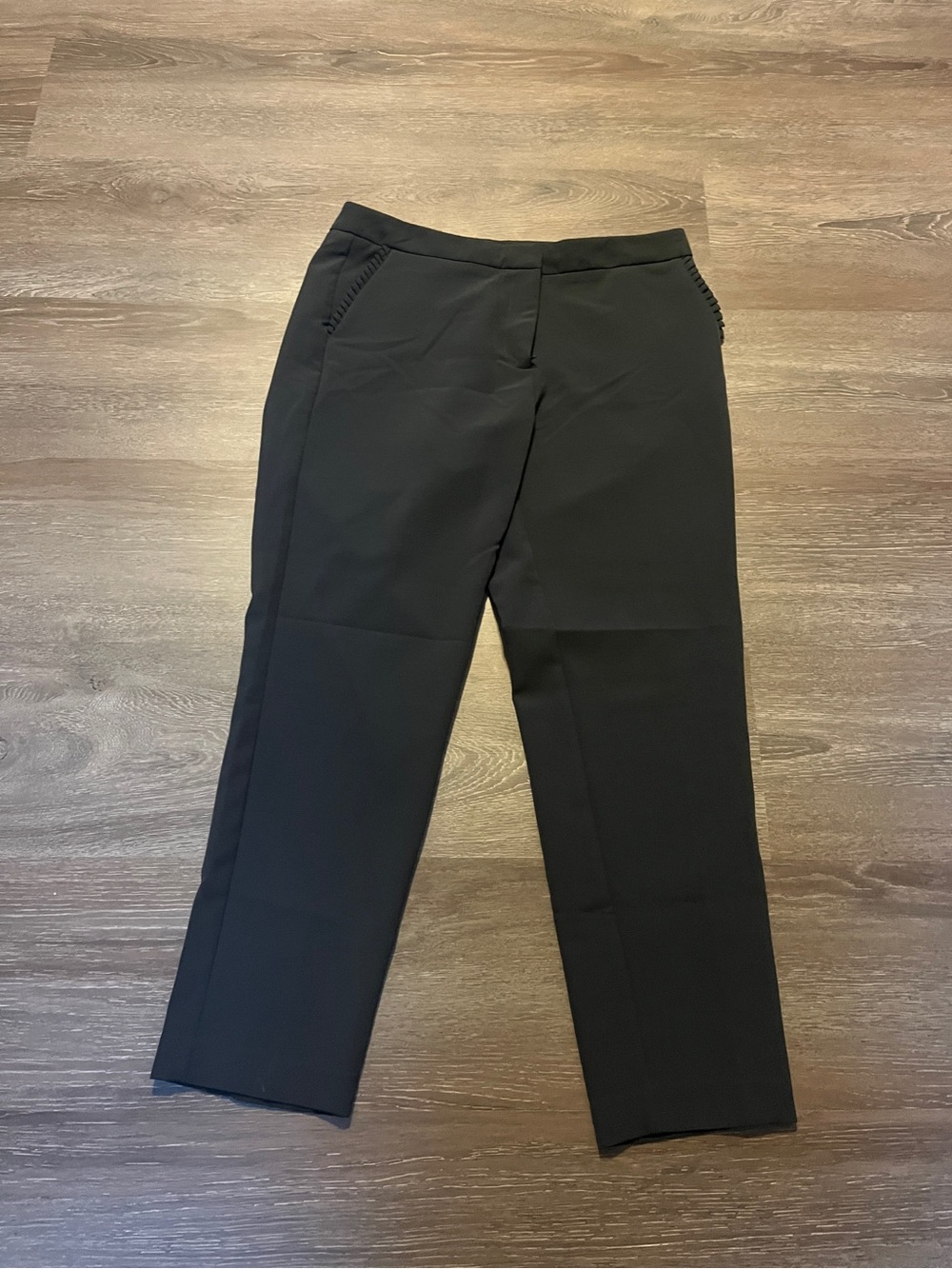 Zac & Rachel Black Straight-Leg Dress Pants
